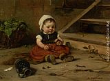 Hugo Oehmichen Childhood painting